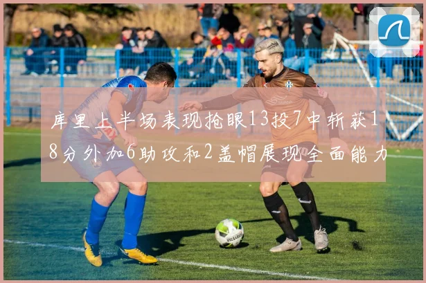 库里上半场表现抢眼13投7中斩获18分外加6助攻和2盖帽展现全面能力