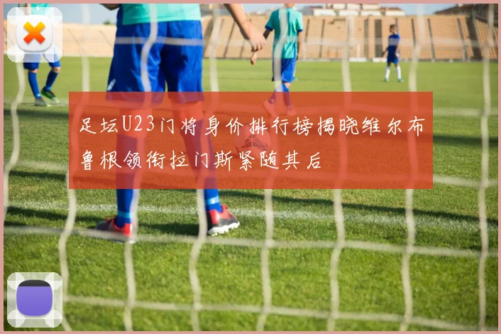 足坛U23门将身价排行榜揭晓维尔布鲁根领衔拉门斯紧随其后